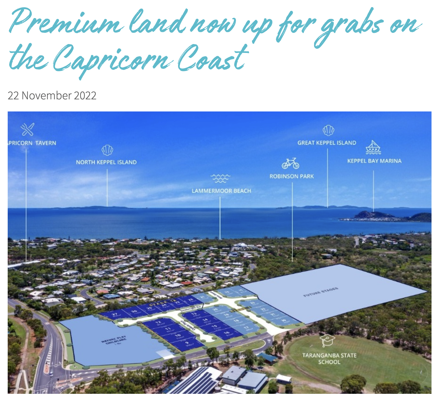 Premium land now up for grabs on the Capricorn Coast